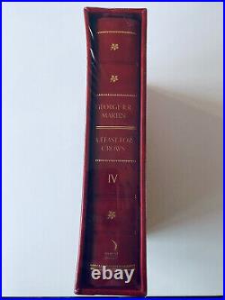 Very Rare Game Of Thrones by George R. R. Martin Leather Slipcase 5 Volume Sealed