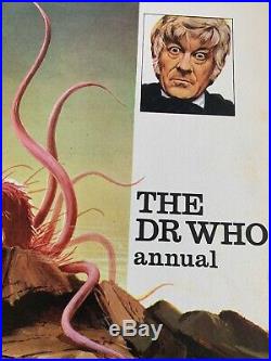 Very Rare the Pink Pertwee Doctor Who Annual, pub 1970 for 1971. VGC+ unclipped