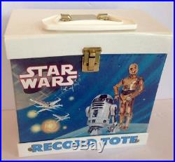 Vintage Mint 1982 Star Wars Record Tote & 5 Misp Read Along Book & Record Sets