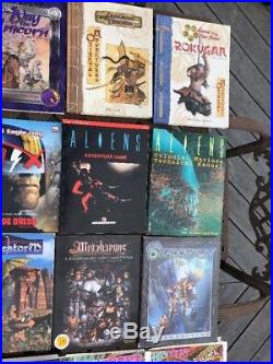 Vintage RolePlaying Games Book Lot Of 40 Rare See Photos For Titles