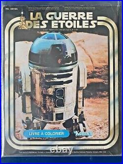 Vintage Star Wars 1977 GDE Canadian French Coloring Book Kenner RARE