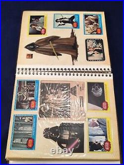 Vintage Star Wars Scrapbook Early Bird Sticker Wax Pack Wrapper Cards Paper Clip