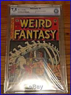 WEIRD FANTASY #22 7.5 VF- (white pages) Comic Book 1953 EC Comics Science CBCS