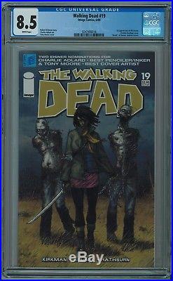 Walking Dead #19 Cgc 8.5 1st Michonne Zombie Bondage Cover W Pgs 2005 Key Book