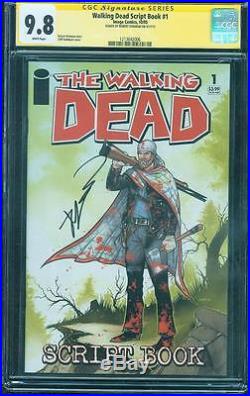 Walking Dead Script Book 1 CGC SS 9.8 Robert Kirkman Signed 2005 Rathburn Cover