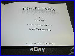 What I Know Volume 1 1st first Mark Mothersbaugh Devo'87 illiterati RARE book