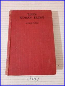 When Woman Reigns By August Anson 1938 Ultra-Rare Feminist Sci-Fi