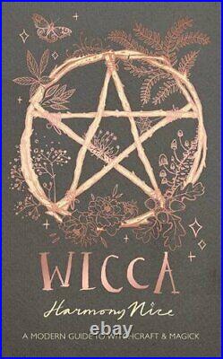 Wicca A modern guide to witchcraft and magick by Nice, Harmony Book The Cheap