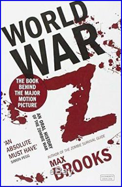 World War Z by Brooks, Max Paperback Book The Cheap Fast Free Post