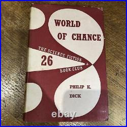 World of Chance' by Philip K. Dick (Science Fiction Book Club 26)