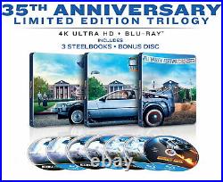 Zurück in die Zukunft 35th Steelbook Trilogie 4K UHD+Blu-Ray DE Ton ab31.10.20